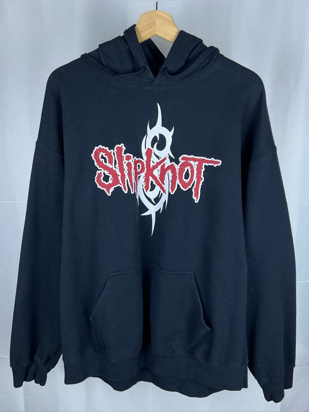 Slipknot Barcode Hoodie Mens Metal Band Black XL